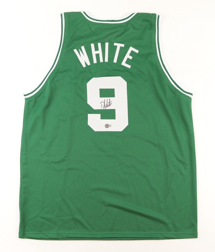 Derrick White Signed Boston Celtics Jersey (Beckett) Celts Newest Shoo –