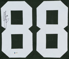 Jermichael Finley Signed Green Bay Packer Jersey (Beckett COA) Super Bowl XLV WR