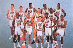 Christian Laettner Signed White Team USA Jersey (JSA) 1992 Gold Medal Dream Team