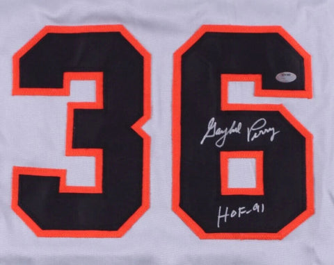 Gaylord Perry Signed Giants Jersey (Schwartz) San Francisco Starter (1962–1971)