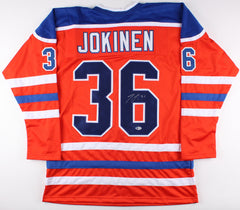 Jussi Jokinen Signed Oilers Jersey (Beckett COA) Playing career 2001–present