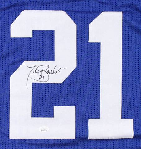 Tiki Barber Signed New York Giants Jersey (JSA COA) 3×Pro Bowl R.B 2004–2006