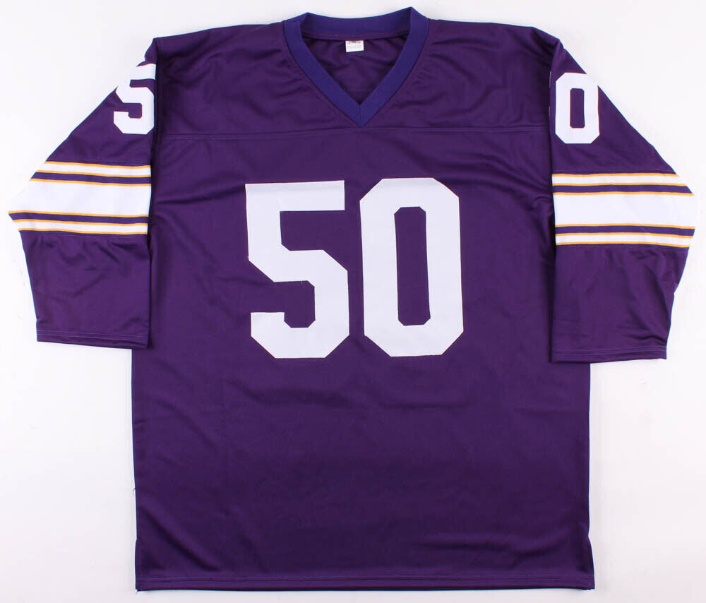 Scott Studwell Signed Vikings Purple Jersey (JSA COA)