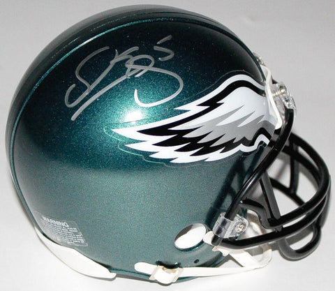 Donovan McNabb Signed Philadelphia Eagles Mini-Helmet (Schwartz COA) Pro Bowl QB