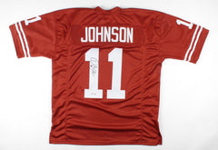 Derrick Johnson Signed Texas Longhorns Jersey (PSA COA) K.C.Chiefs L.B 2005–2017