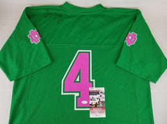 Brian Kelly Signed Custom Notre Dame Breast Cancer Awareness Jersey (JSA COA)