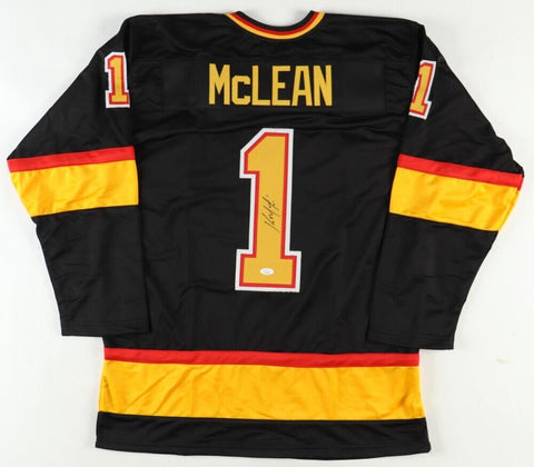Kirk McLean Signed Vancouver Canucks Jersey (JSA COA) 2xNHL All Star Goaltender