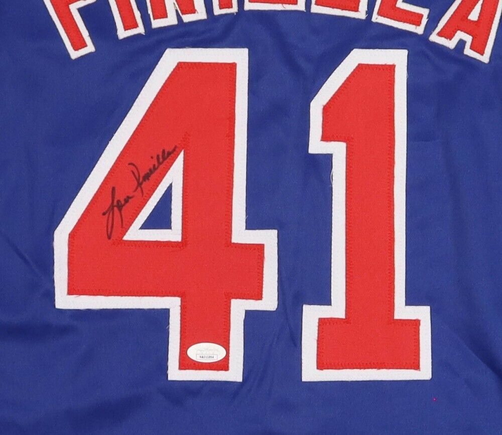 Lou Piniella Signed Cubs Jersey (JSA) Chicago Manager 2007–2010 2xPlayoff teams