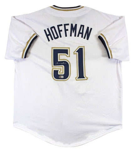 Trevor Hoffman Signed Padres Jersey (Beckett) San Diego R.P. 1993-2008 /HOF 2018