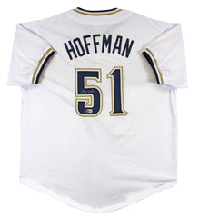 Trevor Hoffman Signed Padres Jersey (Beckett) San Diego R.P. 1993-2008 /HOF 2018