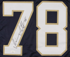 Ronnie Stanley Signed Notre Dame Fighting Irish Jersey (JSA) Ravens 1st Rnd Pck