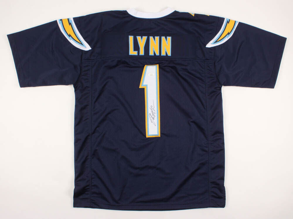 Anthony Lynn Signed Los Angeles Chargers Jersey (JSA COA) Current Head Coach