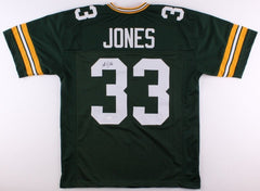 Aaron Jones Signed Packers Jersey (JSA COA)  Green Bay 5th Round Pick 2017 R.B.