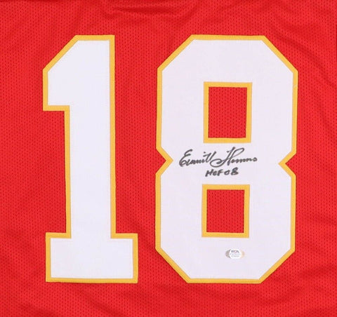 Emmitt Thomas Signed Kansas City Chiefs Jersey (PSA) Hall of Fame 2008 D.B.