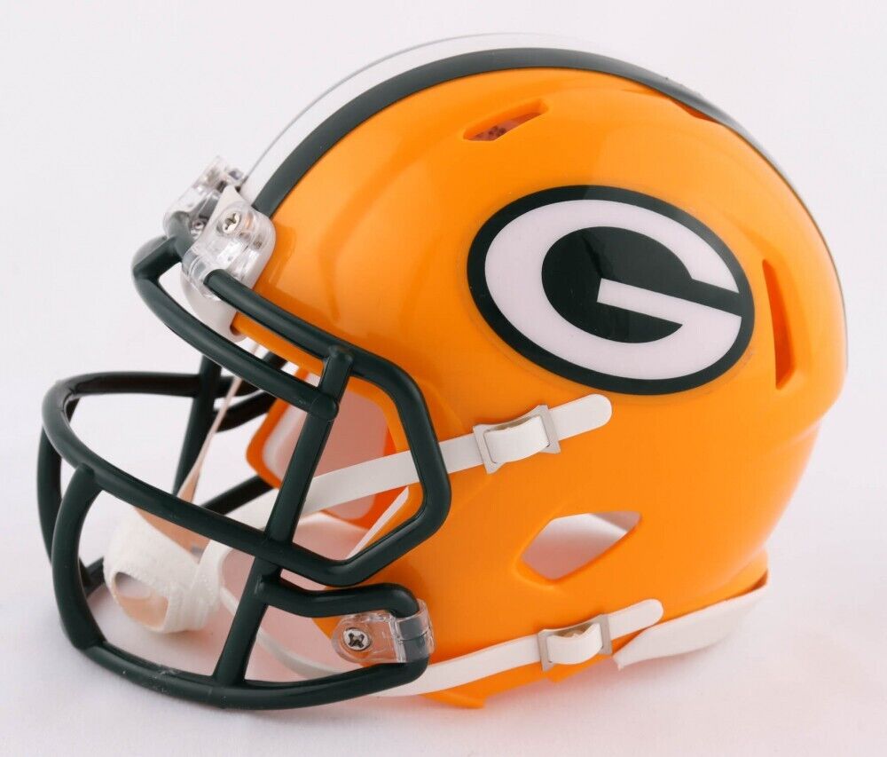 Jordy Nelson Signed Green Bay Packers Speed Mini Helmet (Beckett) Pro –
