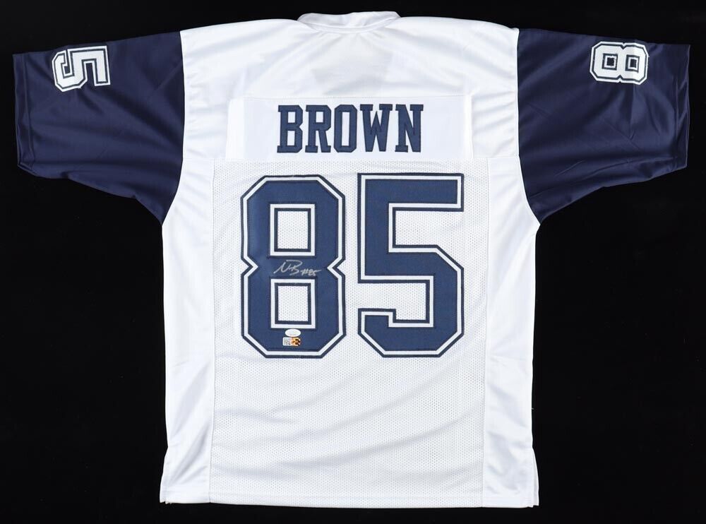 Noah Brown Signed Dallas Cowboys Jersey (Players Ink) 2017 Draft Pick / Receiver