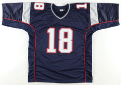 Matthew Slater Signed New England Patriots Jersey 3xInscribed (see pix) Beckett.