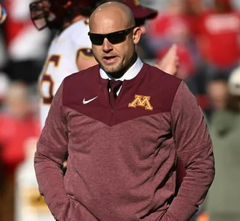 Coach P J Fleck Signed Minnesota Golden Gophers Jersey Inscribed RTB! (Beckett)