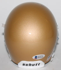 Golden Tate Signed Notre Dame Fighting Irish Mini Helmet (Beckett COA) Lions W.R