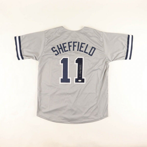 Gary Sheffield Signed New York Yankees Custom Jersey (JSA COA)