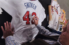 Brian Snitker Signed Atlanta Braves Jersey Inscrbd 2021 WS Champs (Radtke & JSA)