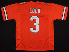Drew Lock Signed Broncos Jersey (Beckett) Denver's Starting Quarterback 2019-21