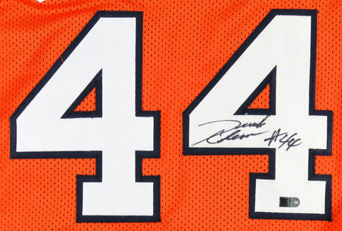 Derrick Coleman Signed Syracuse Orange Jersey (AIV COA)  #1 Pick 1990 / N.J Nets