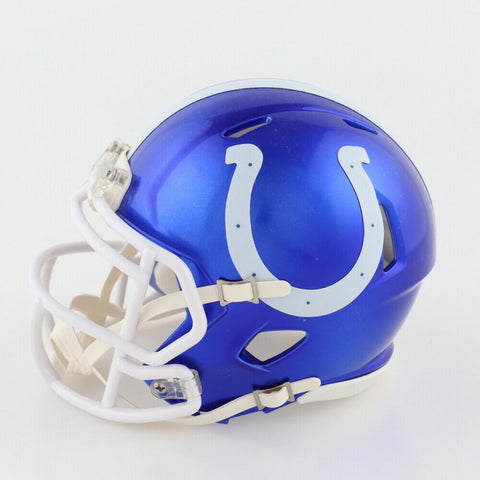 Marvin Harrison Signed Indianapolis Colt Mini Helmet (JSA COA) Pro Bowl Receiver