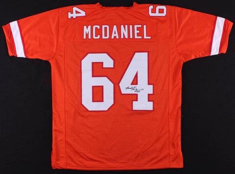 Randall McDaniel Signed Tampa Bay Buccaneers Jersey (JSA) Creamsicle Throwback