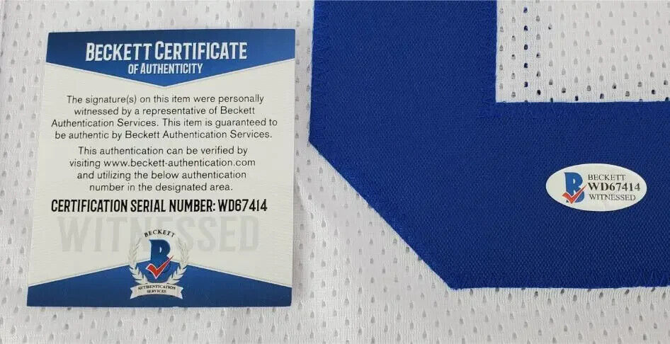 Drew Pearson Signed Dallas Cowboys Jersey (Beckett COA) 3xPro Bowl Receiver