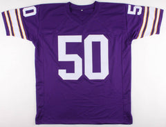 Minnesota Viking 50 Greatest Jersey Signed By (8) All Time Greats / See list JSA