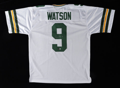 Christian Watson Signed Packers Jersey (Beckett) Green Bay 2022 2nd Round Pck WR