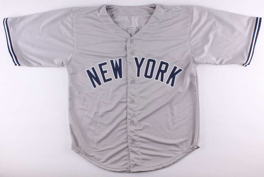 Chris Chambliss Signed Gray N.Y. Yankees Jersey Inscribed "77-78 WSC" (Leaf COA)