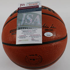 Mitch Richmond Signed Wilson NBA Authentic Series I/O Basketball (JSA COA)
