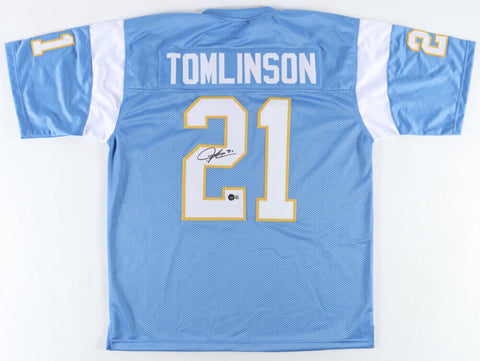 LaDainian Tomlinson Signed San Diego Charger Jersey (Beckett Holo) 5×Pro Bowl RB