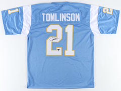 LaDainian Tomlinson Signed San Diego Charger Jersey (Beckett Holo) 5×Pro Bowl RB