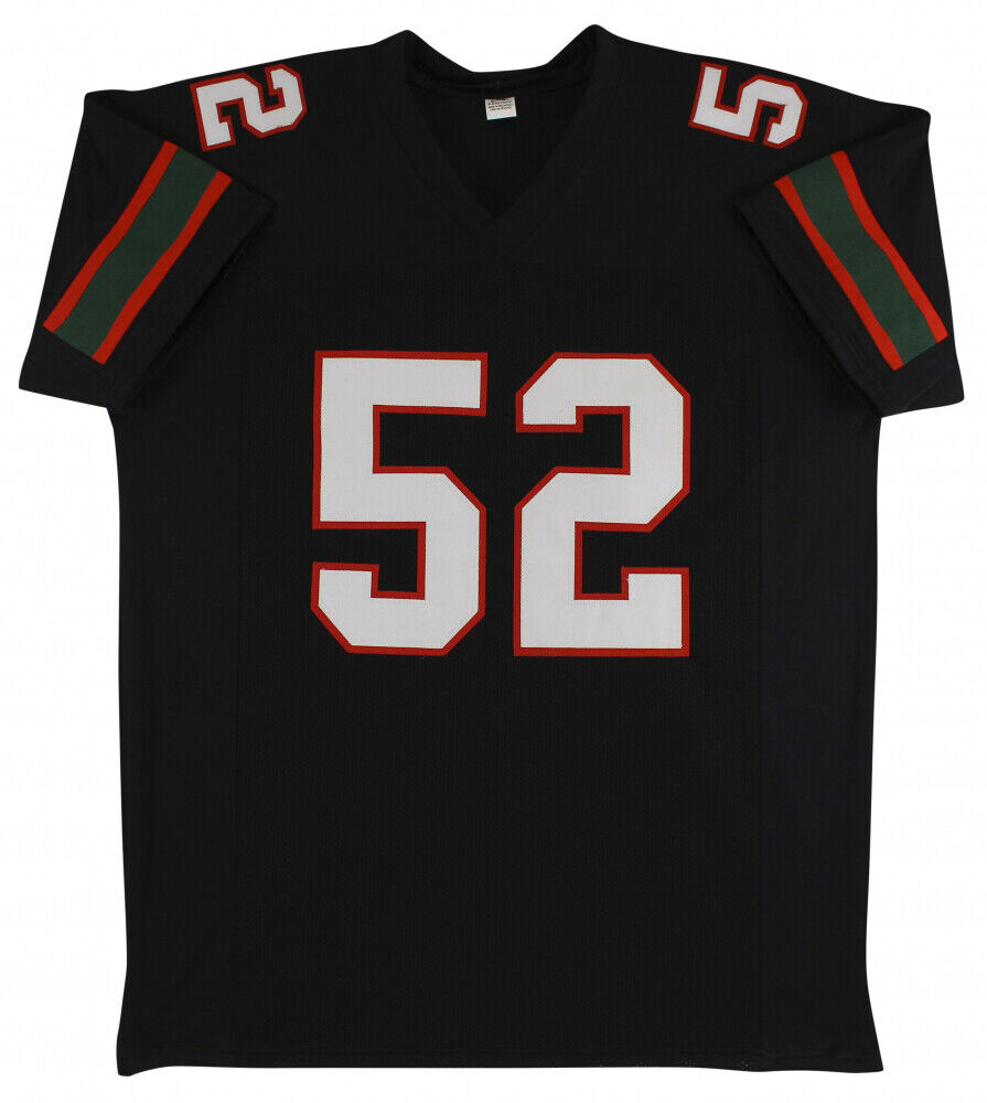 Ray Lewis Miami Hurricanes autographed jersey COA – Classic Authentics