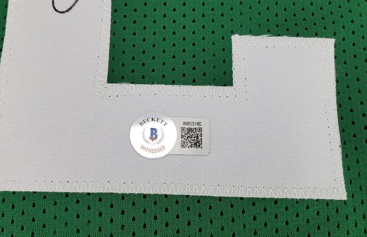 Don Chaney Signed Boston Celtics Jersey (Beckett) 2xNBA Champ 1969 & 1974