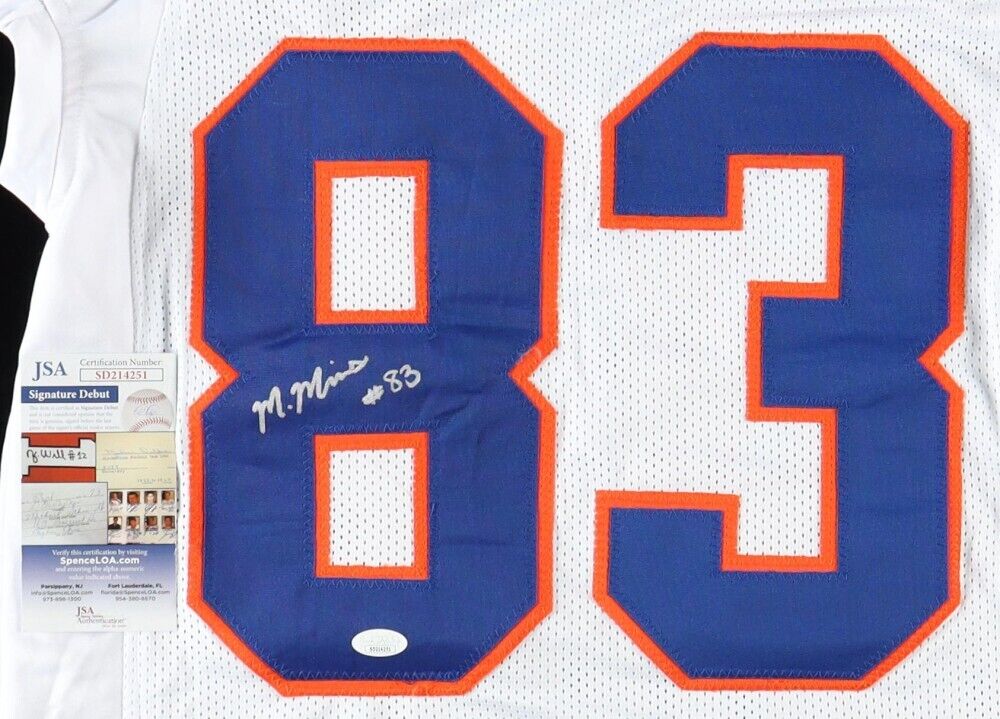 Marvin Mims Jr. Signed Denver Broncos Jersey Inscribed #83 (JSA COA) 2nd Rnd Pk.