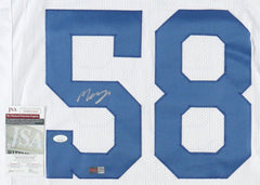 Mazi Smith Signed Dallas Cowboys Jersey (JSA COA) 2023 1st Rnd Pk / Michigan D.T