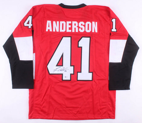 Craig Anderson Signed Senators Jersey (Beckett COA) Ottawa Goalie (2011-2020)