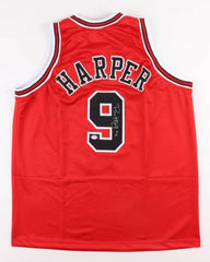 Ron Harper Signed Chicago Bulls Jersey (PSA COA) 3xNBA Champion Shooting Guard