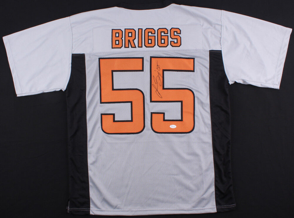 Lance Briggs Signed Chicago Bears Jersey (JSA COA) 7×Pro Bowl (2005–2011) L.B.