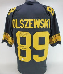 Gunner Olszewski Signed Pittsburgh Steeler Jersey (Beckett) Ex-Bimidji State W.R