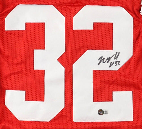 TreVeyon Henderson Signed Ohio State Buckeyes Jersey (Beckett) Soph Running Back