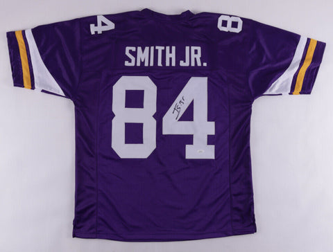 Irv Smith Jr Signed Minnesota Vikings Jersey (JSA COA) 2019 2nd Round Pick T.E