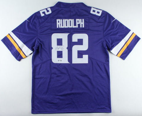 Kyle Rudolph Signed Minnesota Viking Nike on Field Style Jersey (PSA) 2×Pro Bowl