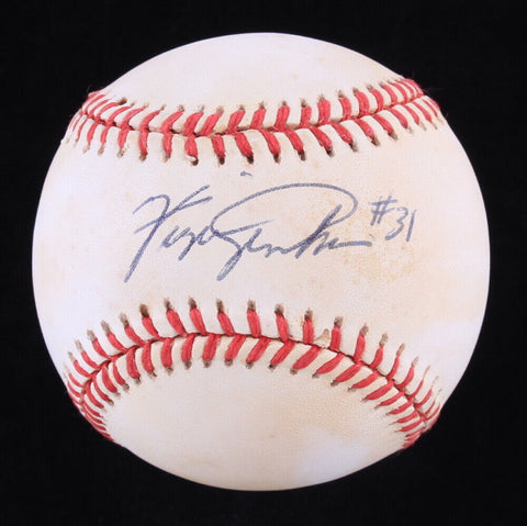 A's Rollie FIngers Signed Thumbprint Baseball LE #'d/200 w