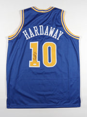 Tim Hardaway Signed Golden State Warriors Jersey (JSA COA) 5xNBA All Star Guard