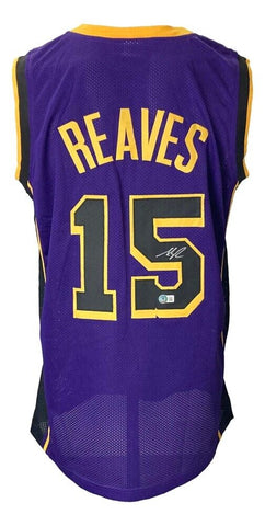 Austin Reaves Signed Los Angeles Lakers Jersey (Beckett) Ex-U of Oklahoma Guard